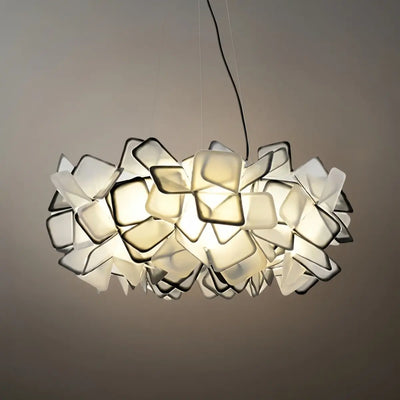 Lunara Art Deco Modern Multicolor Decorative Flower Acrylic Pendant Light