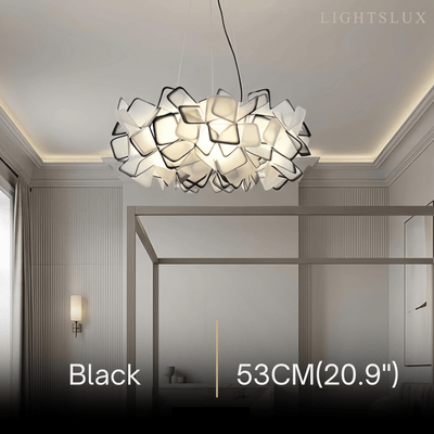 Lunara Art Deco Modern Multicolor Decorative Flower Acrylic Pendant Light