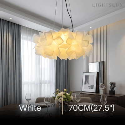 Lunara Art Deco Modern Multicolor Decorative Flower Acrylic Pendant Light
