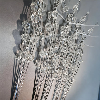 Excelis Art Deco Metal Ceiling Light - Gold Dandelion Shape for Living Room