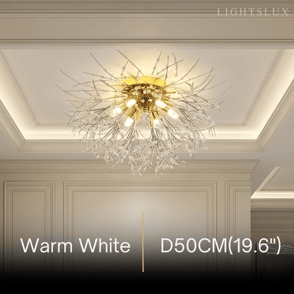 Excelis Art Deco Metal Ceiling Light 