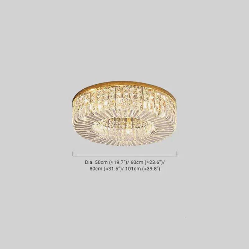 Ceiling Light – Chrome/Gold Finish 
