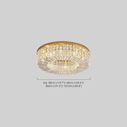 Ceiling Light – Chrome/Gold Finish 