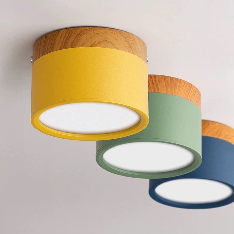 Nordic LED Ceiling Light Cylinder