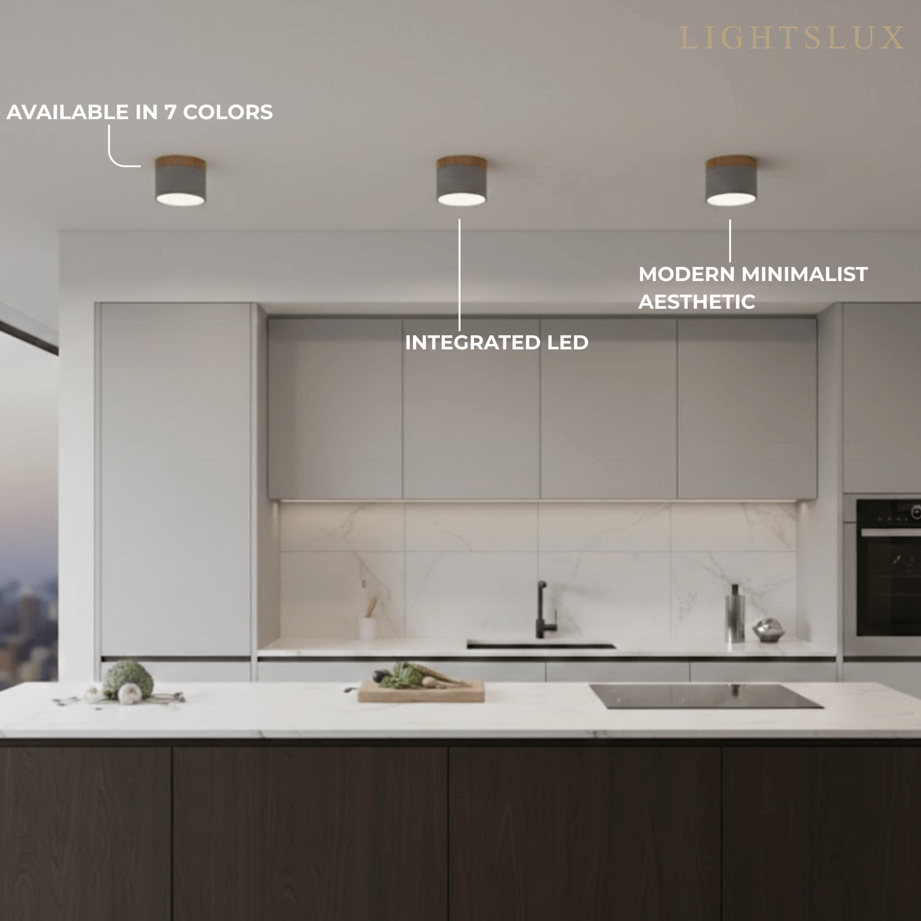 Morandia Nordic LED Ceiling Light Cylinder -