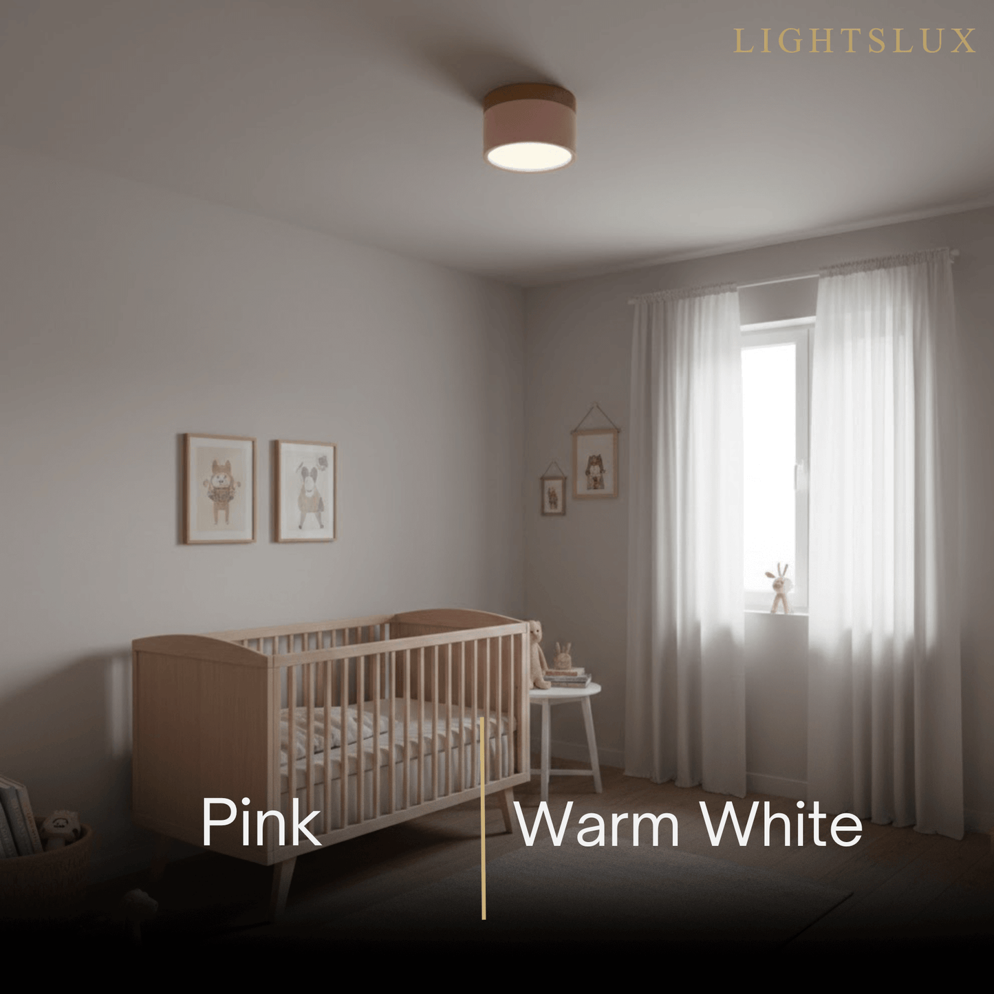 Morandia Nordic LED Ceiling Light Cylinder - Metal/Wood for Hallway