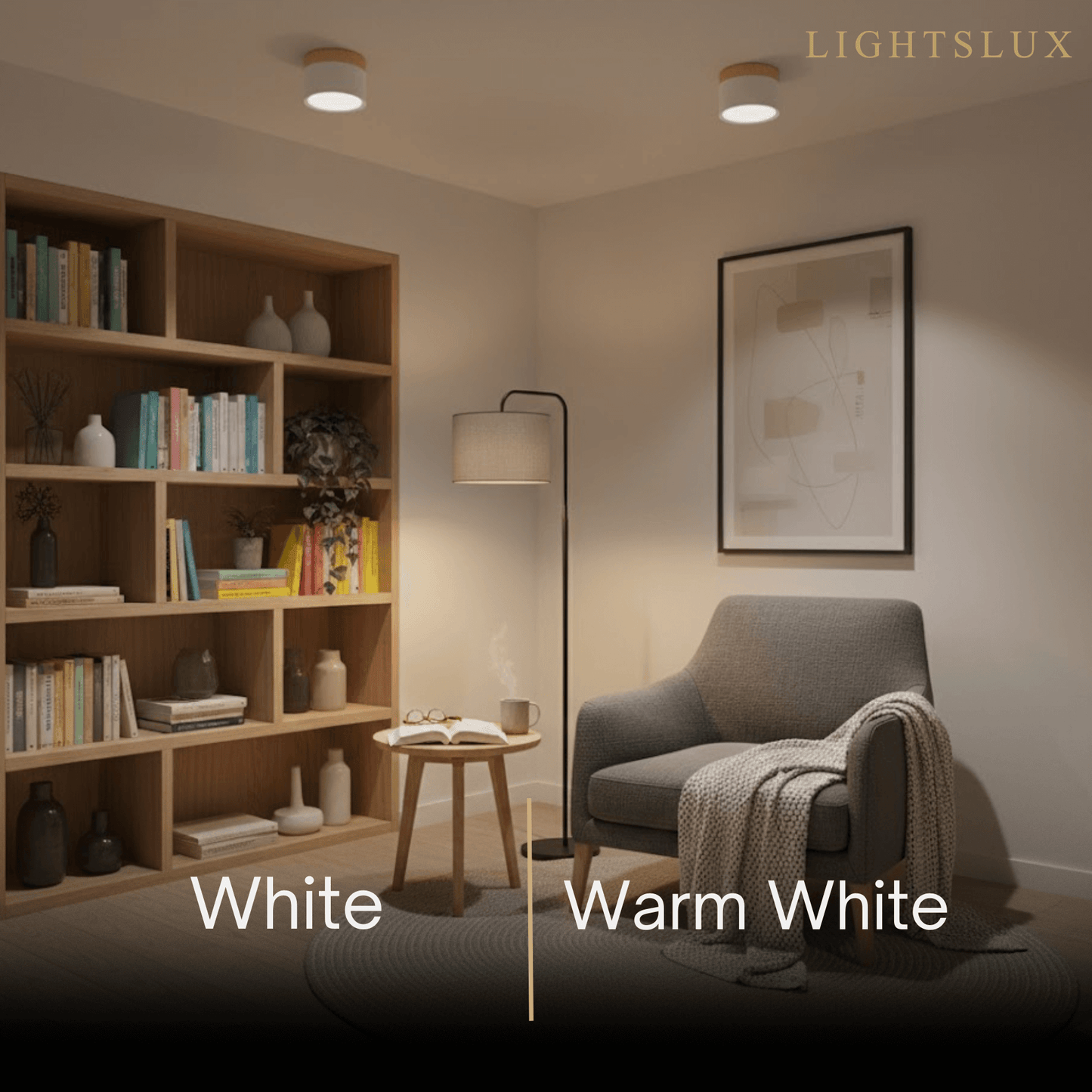 Morandia Nordic LED Ceiling Light Cylinder - Metal/Wood for Hallway