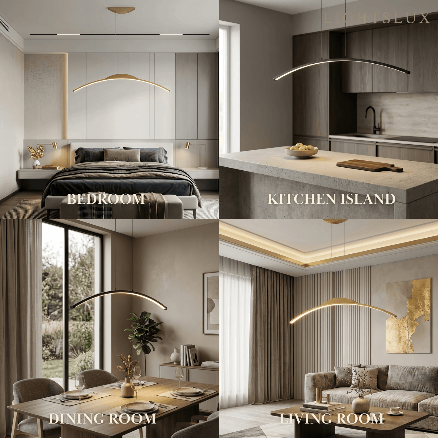 Arcato Modern Linear Pendant Light