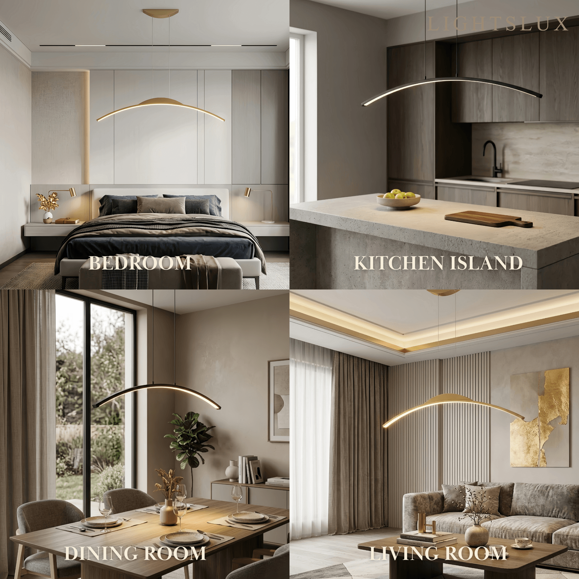 Arcato Modern Linear Pendant Light