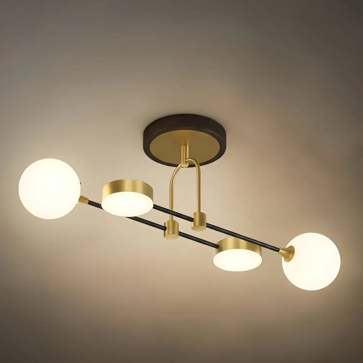Nebula Modern Gold Chandelier