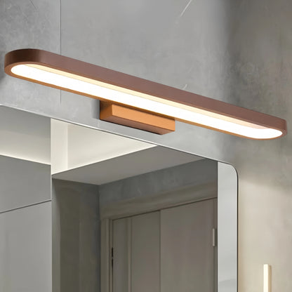 Arcato Modern Elliptical Wall Lamp – Black or Coffee Metal for Bathroom/Bedroom