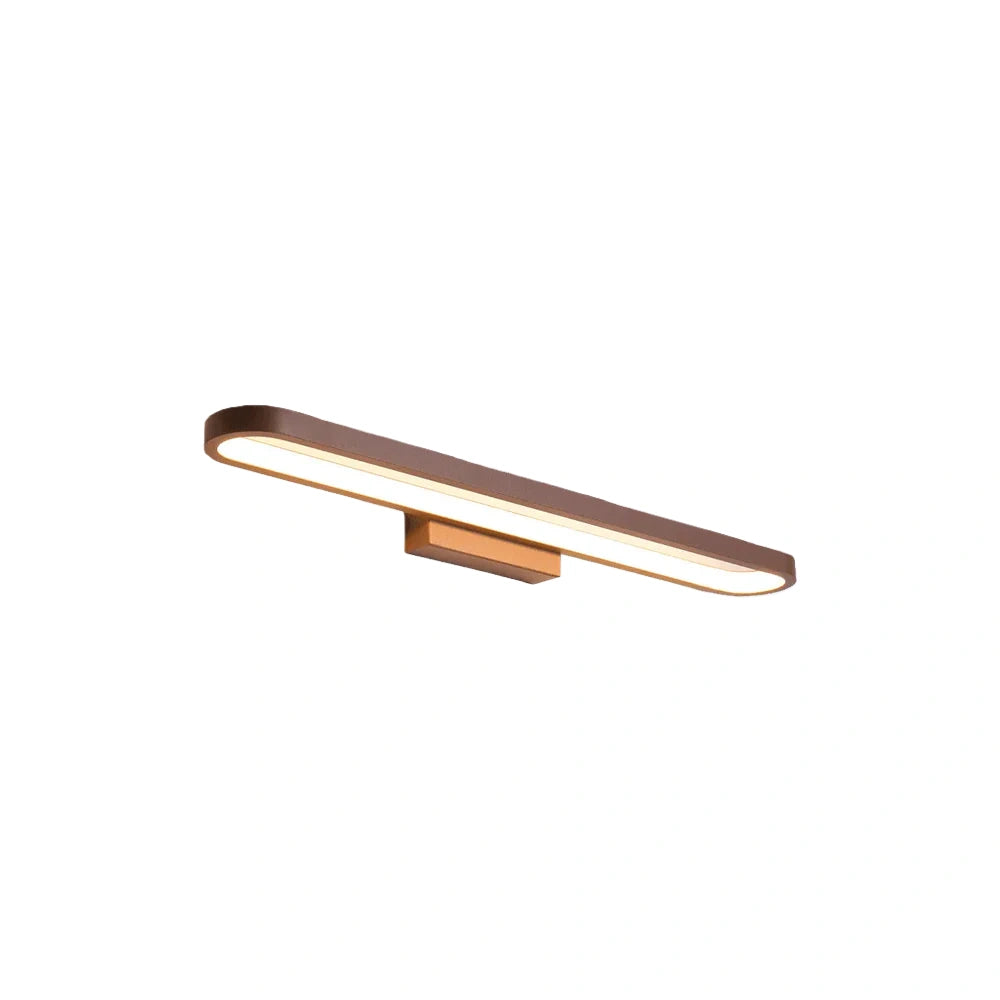 Arcato Modern Elliptical Wall Lamp – Black or Coffee Metal for Bathroom/Bedroom