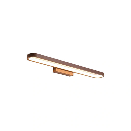 Arcato Modern Elliptical Wall Lamp – Black or Coffee Metal for Bathroom/Bedroom
