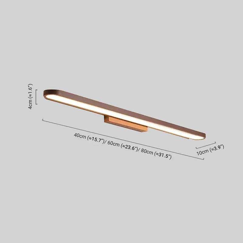 Modern Elliptical Wall Lamp Size