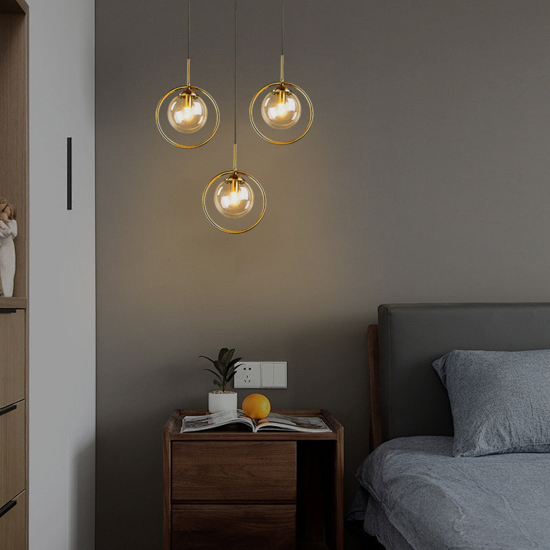 Three Modern Bubble Pendant Light for bedroom