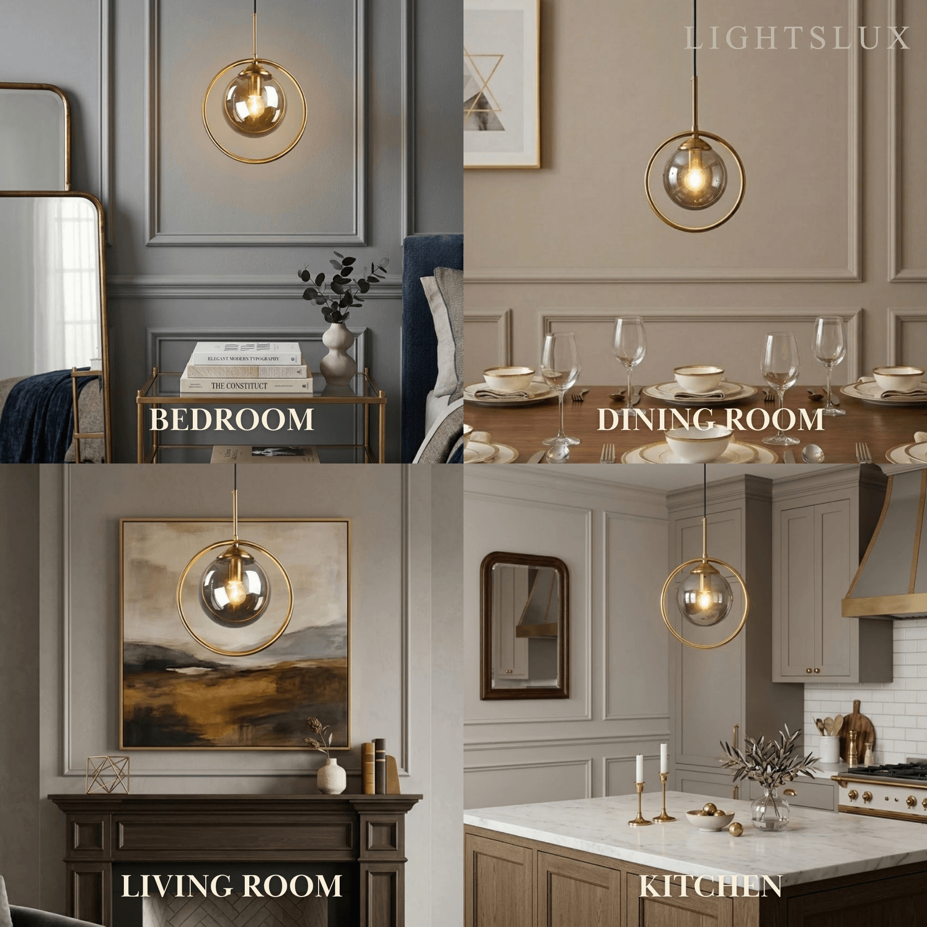 Vetro Modern Bubble Pendant Light