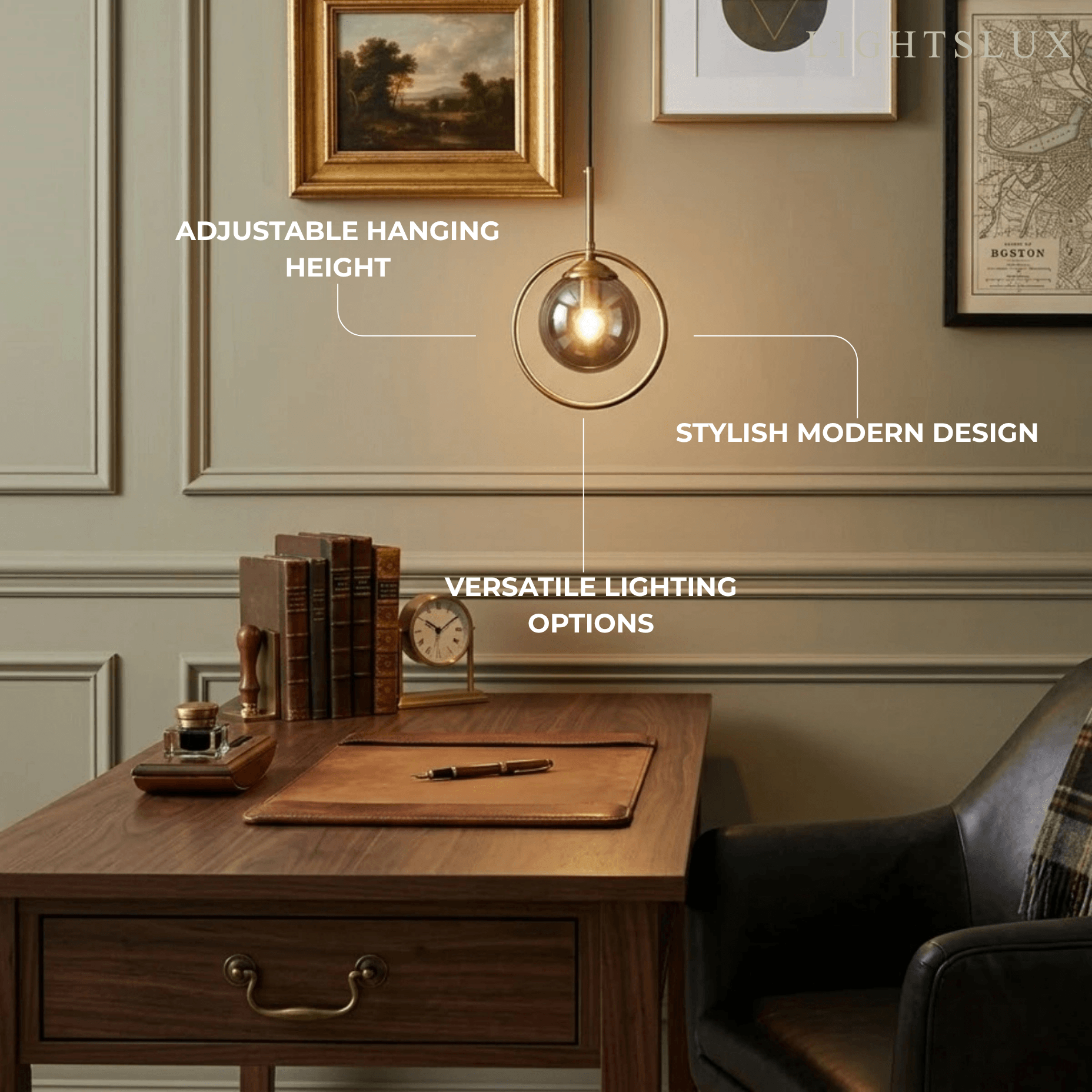 Vetro Modern Bubble Pendant Light