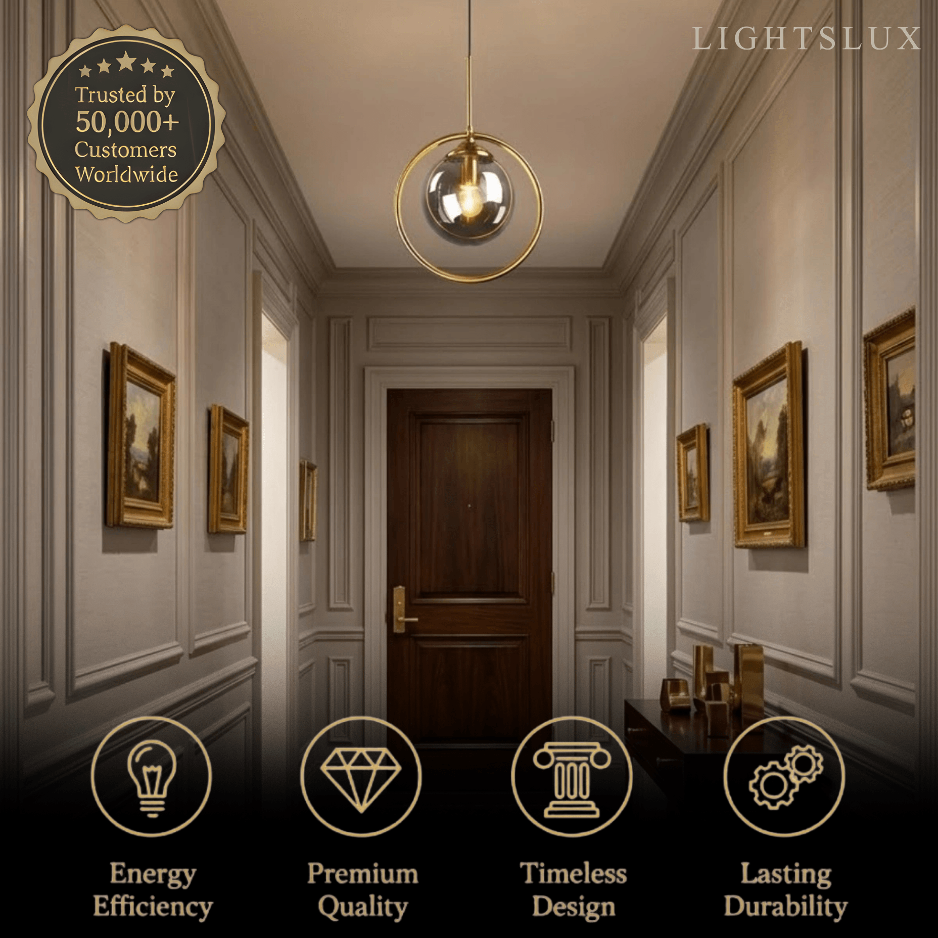 Vetro Modern Bubble Pendant Light