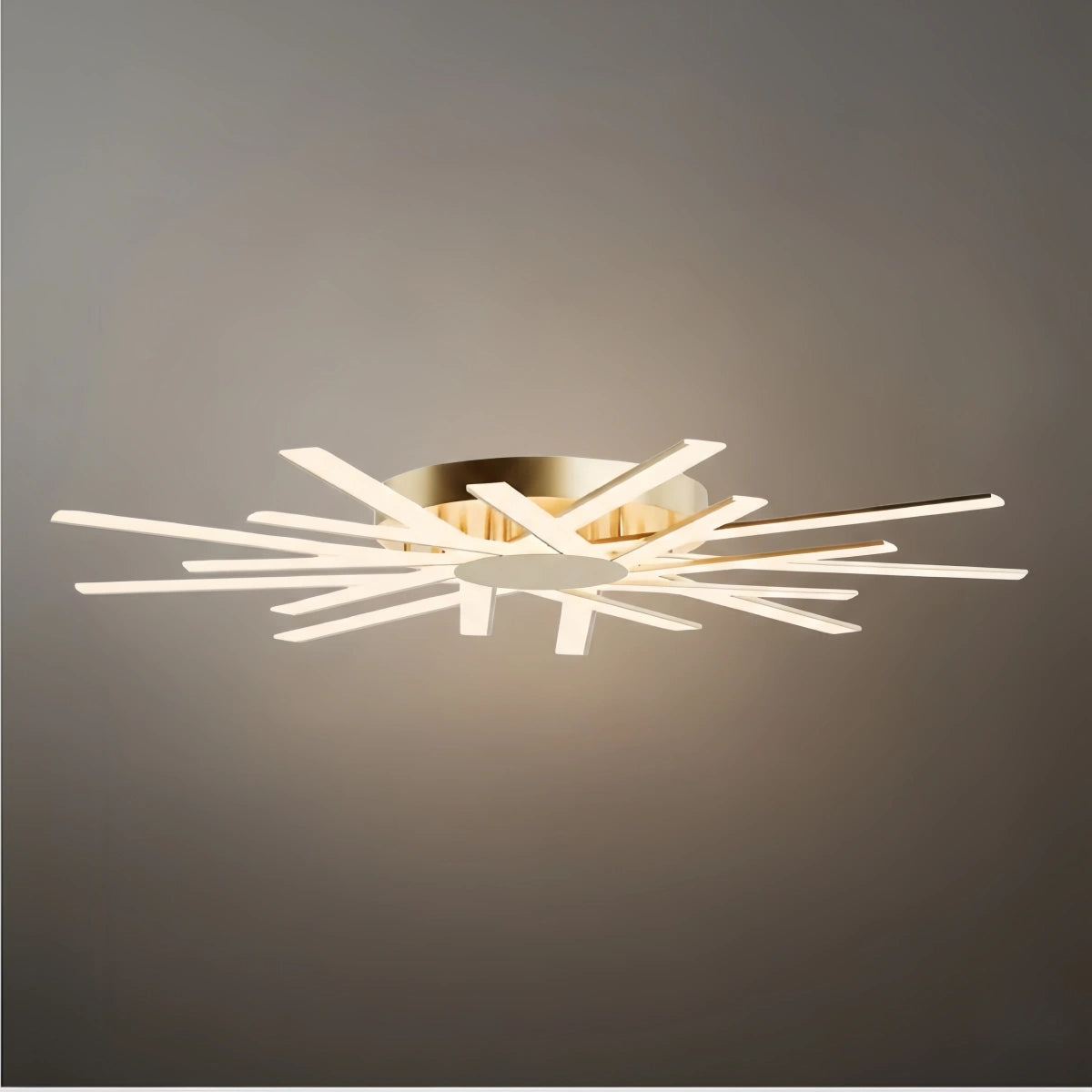 Nebula Modern Star Radiating Ceiling Light – Black/GoldAcrylic Rods for Living Room