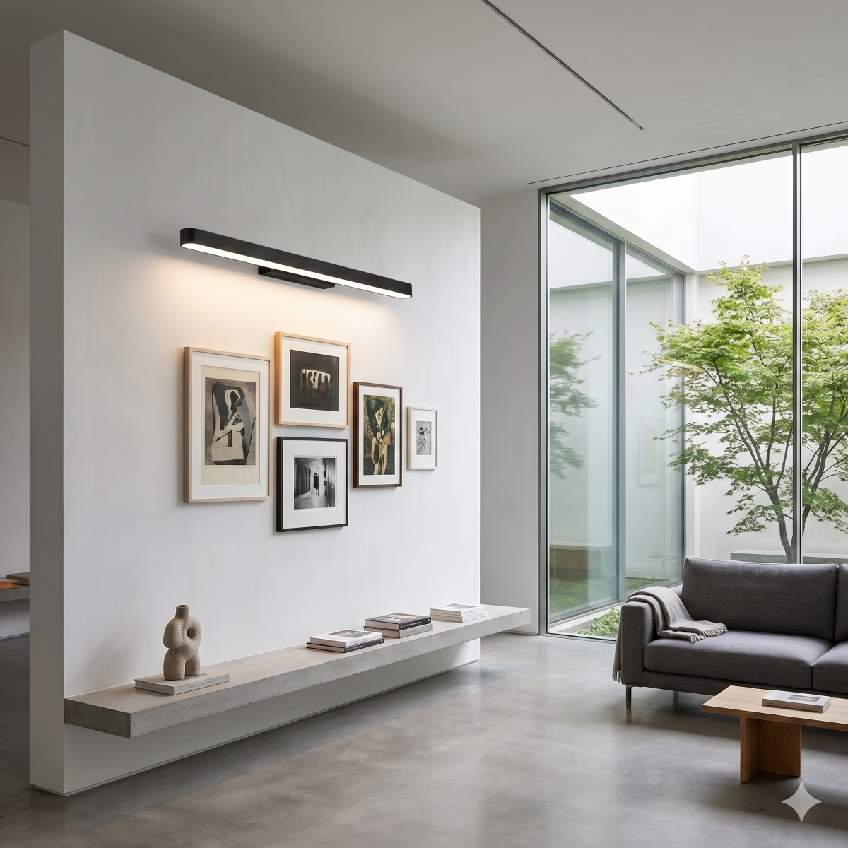 Minimalist Brushed Stainless Steel Wall Lamp -- Copper/Chrome/Black for Living Room/Bedroom