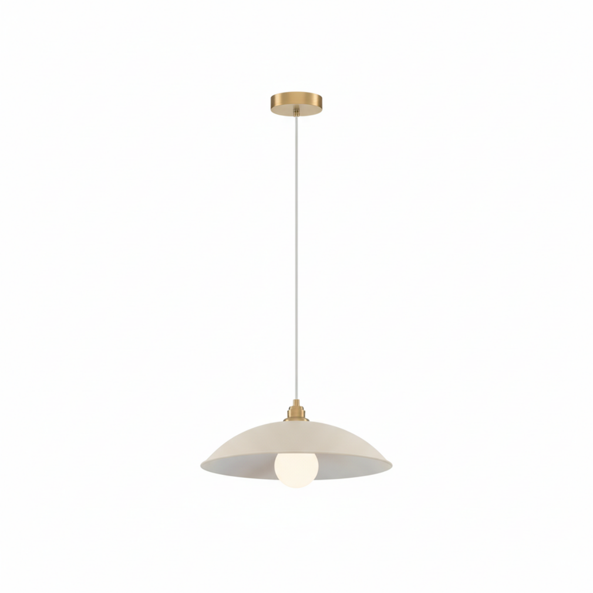 Sandora Modern Alabaster Dome Pendant – Brushed Gold Frame Soft Inviting Glow Kitchen Island