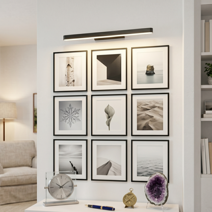 Minimalist Brushed Stainless Steel Wall Lamp -- Copper/Chrome/Black for Living Room/Bedroom