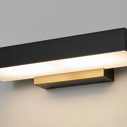 Arcato Minimalist Rectangle Black Wall Lamp-Waterproof for Outdoor