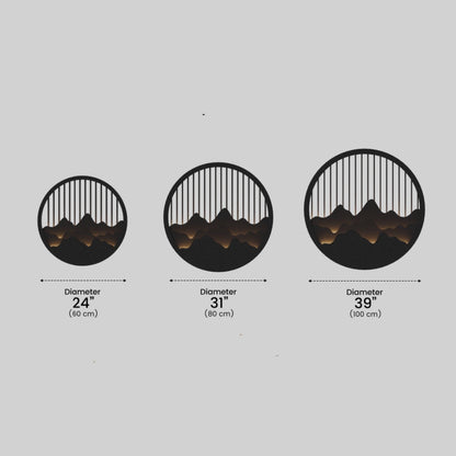 Lunara Modern Waterproof Wall Light – Circular Stainless Steel LED for Indoor/Outdoor