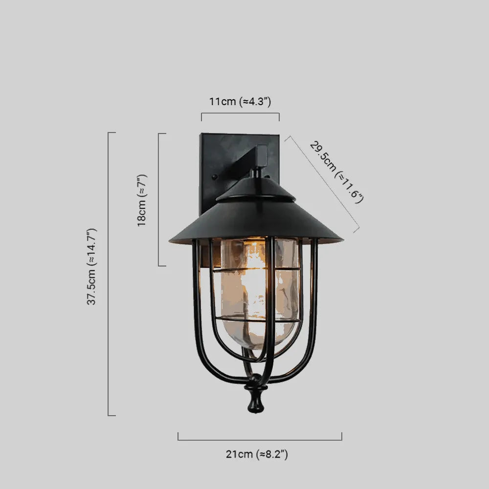 Wall Lamp - Waterproof light for Garden