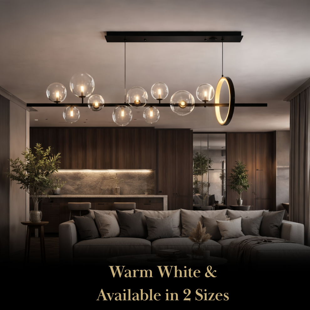 Nebula Minimalist Chandelier – Nordic Ceiling Light for Dining Room/KItchen Island