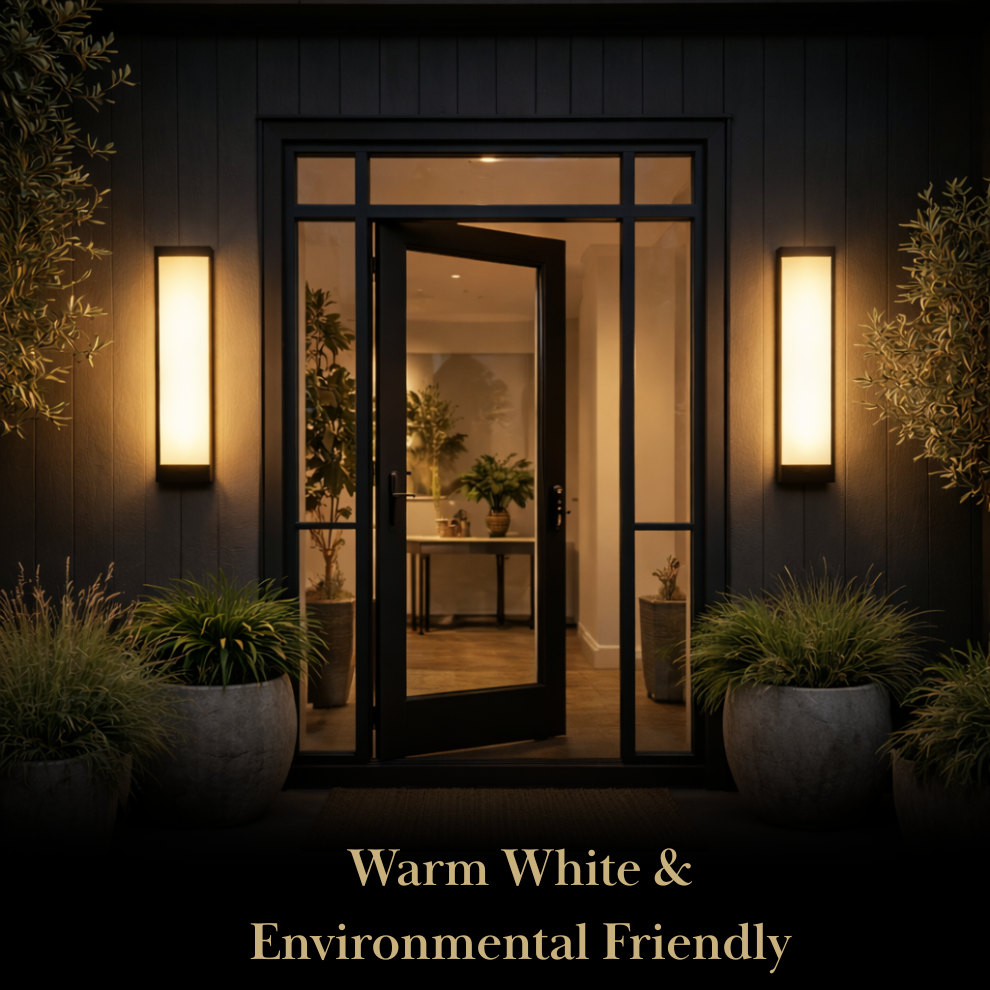 Arcato Premium Stainless Steel Outdoor Wall Sconce - Modern Solar & Wired Options