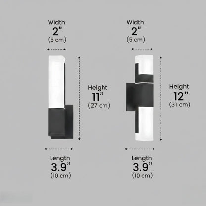 Arcato Minimalist Wall Lamp, 2 Style,for Indoor/Outdoor Space