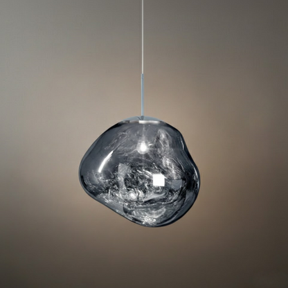 Contemporary Twisted Pendant Lamp — Mirror Finish in 4 Color for Dining Room/Living Room
