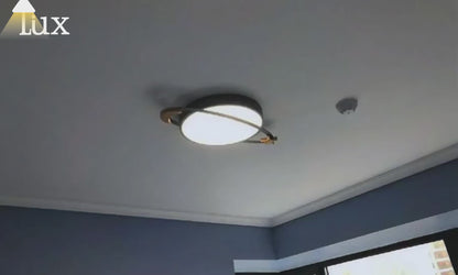 Vivara Modern Ceiling Light - Dimmable Grey/White/Green for Bedroom