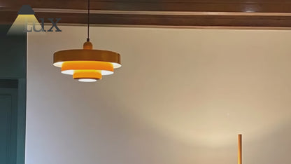 Morandia Nordic LED Pendant Light – Orange/Green/White/Yellow/Pink Metal Kitchen