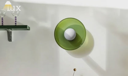 Lámpara de techo redonda moderna Morandia – Metal y cristal para sala de estar