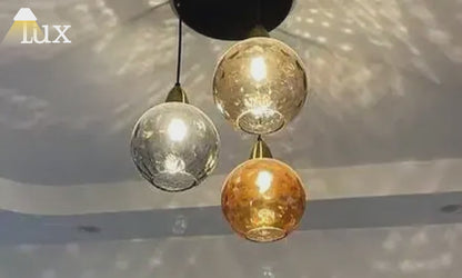 Vetro Modern Bubble Glass Pendant Light - 10 Color for Kitchen Island