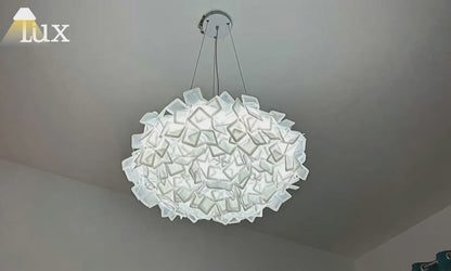 Lunara Art Deco Modern Multicolor Decorative Flower Acrylic Pendant Light