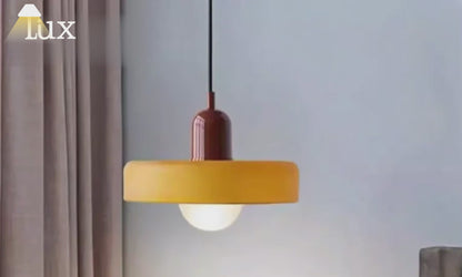 Morandia Nordic Pendant Light - Round Glass Shade for Living/Dining Room