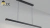 Arcato Minimalist Dimmable Linear Pendant Light – Black or White Acrylic for Dining Room