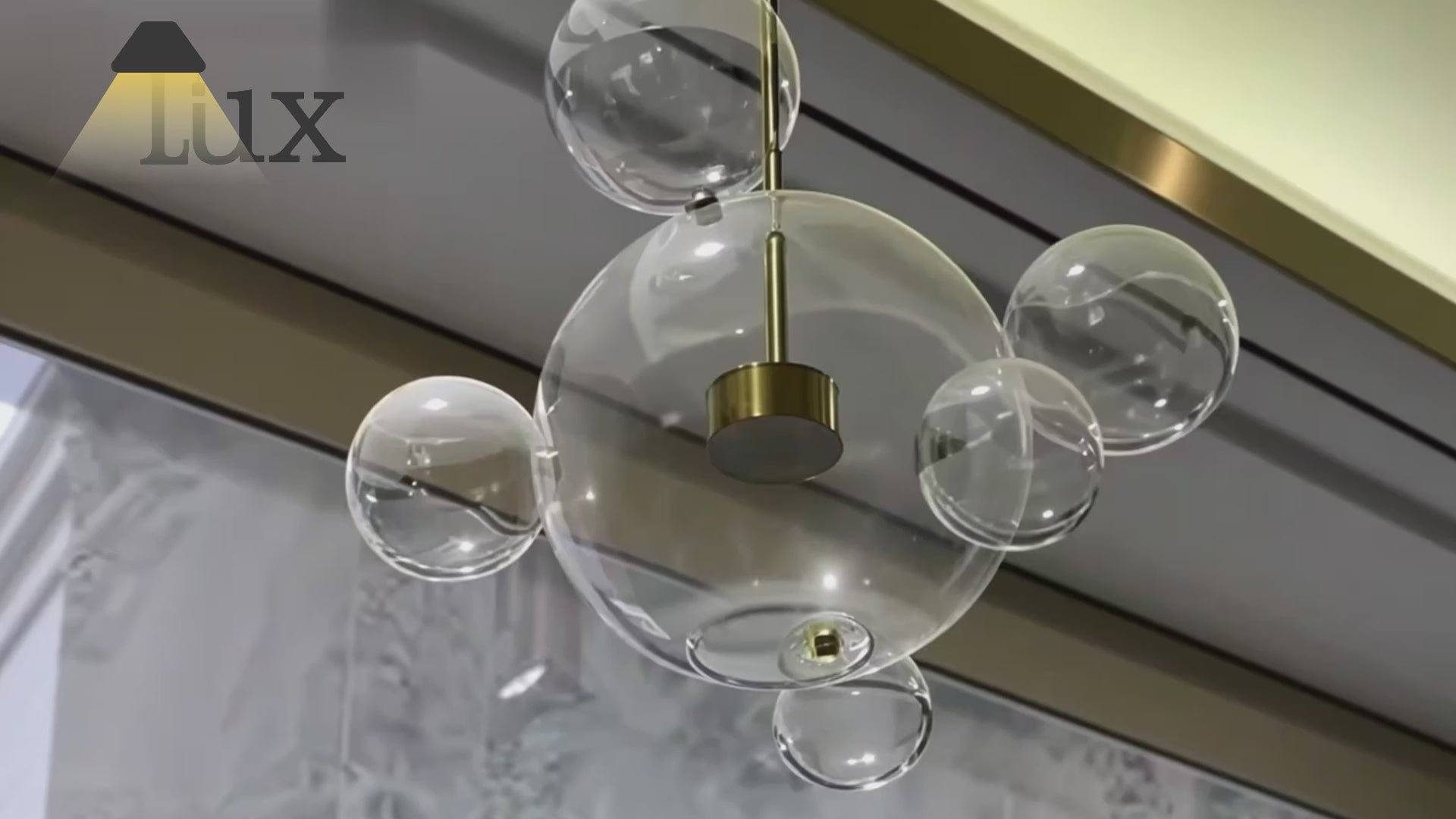 Lámpara colgante Vetro Modern Bubble Glass – Transparente o Blanco Leche para el comedor