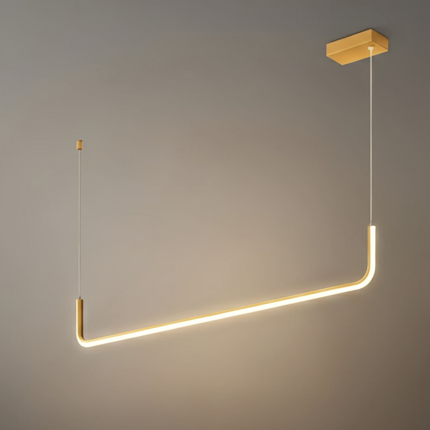  Linear Pendant Light – Black/Gold Metal/Acrylic for Dining Room