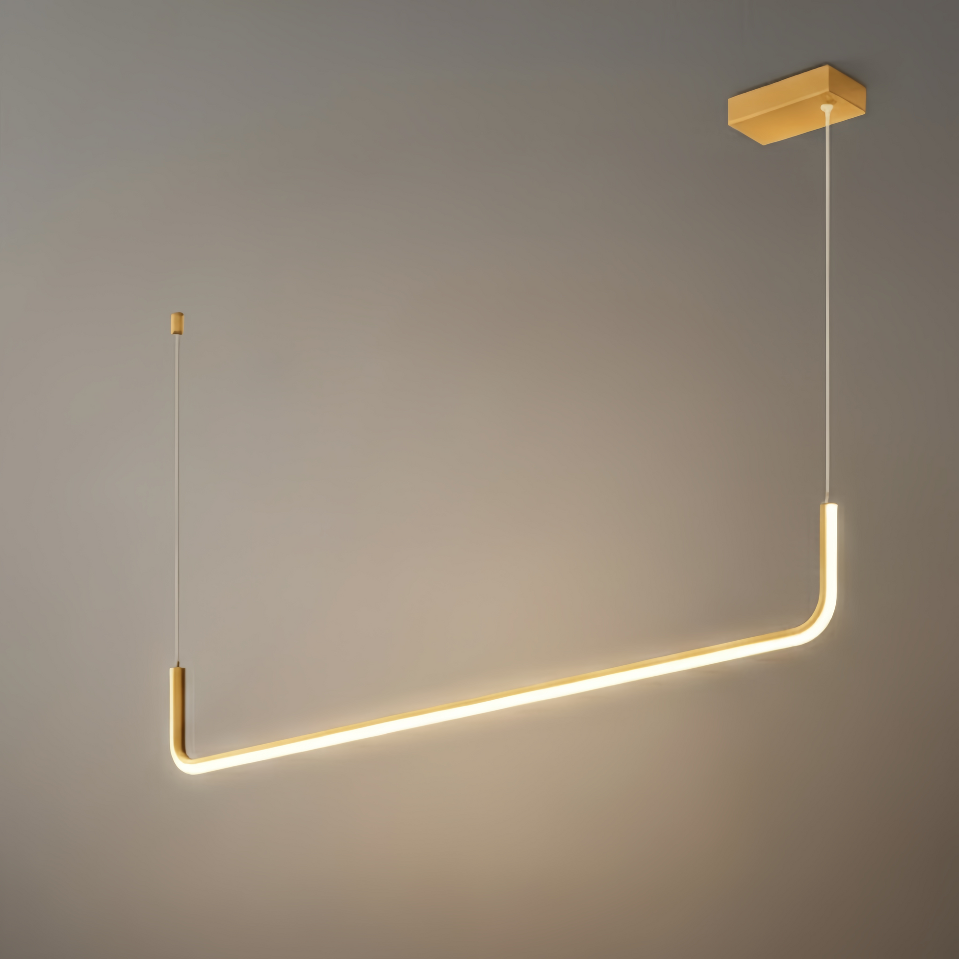 Linear Pendant Light – Black/Gold Metal/Acrylic for Dining Room