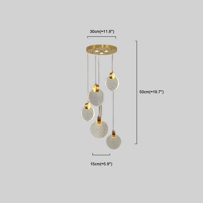 Art Decor Pendant Light Crystal Size-3