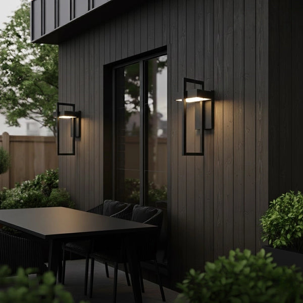 Arcato Minimalist Outdoor Wall Sconce - Waterproof Light in 3 Size for Outdoor