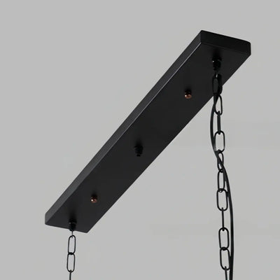 Irondale Linear Pendant -- Wood Metal for Dining Room Kitchen